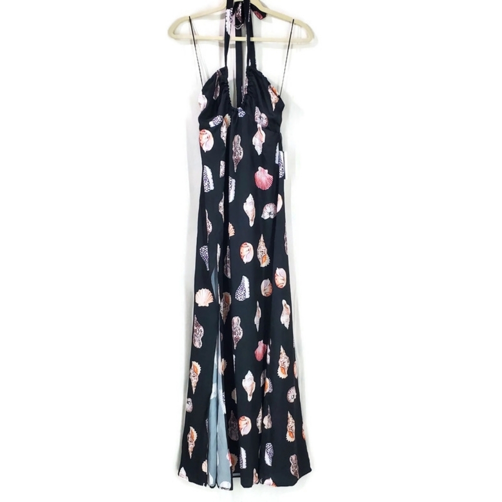 NWT Show Me Your MUMU Weddings Milos Halter Shell Destination Vacation Maxi S - Picture 9 of 16